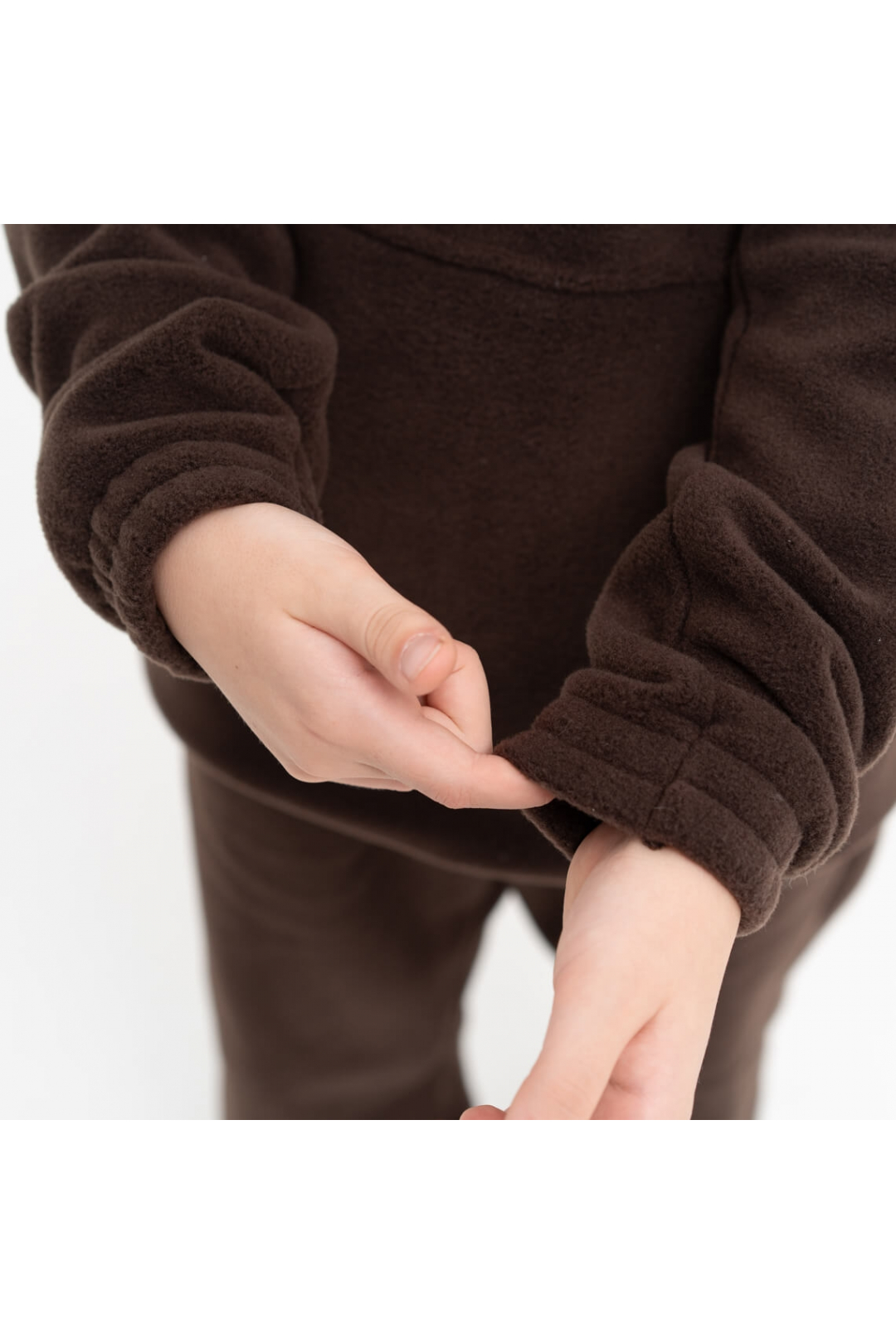 Флісовий костюм для хлопчика шоколад фліс