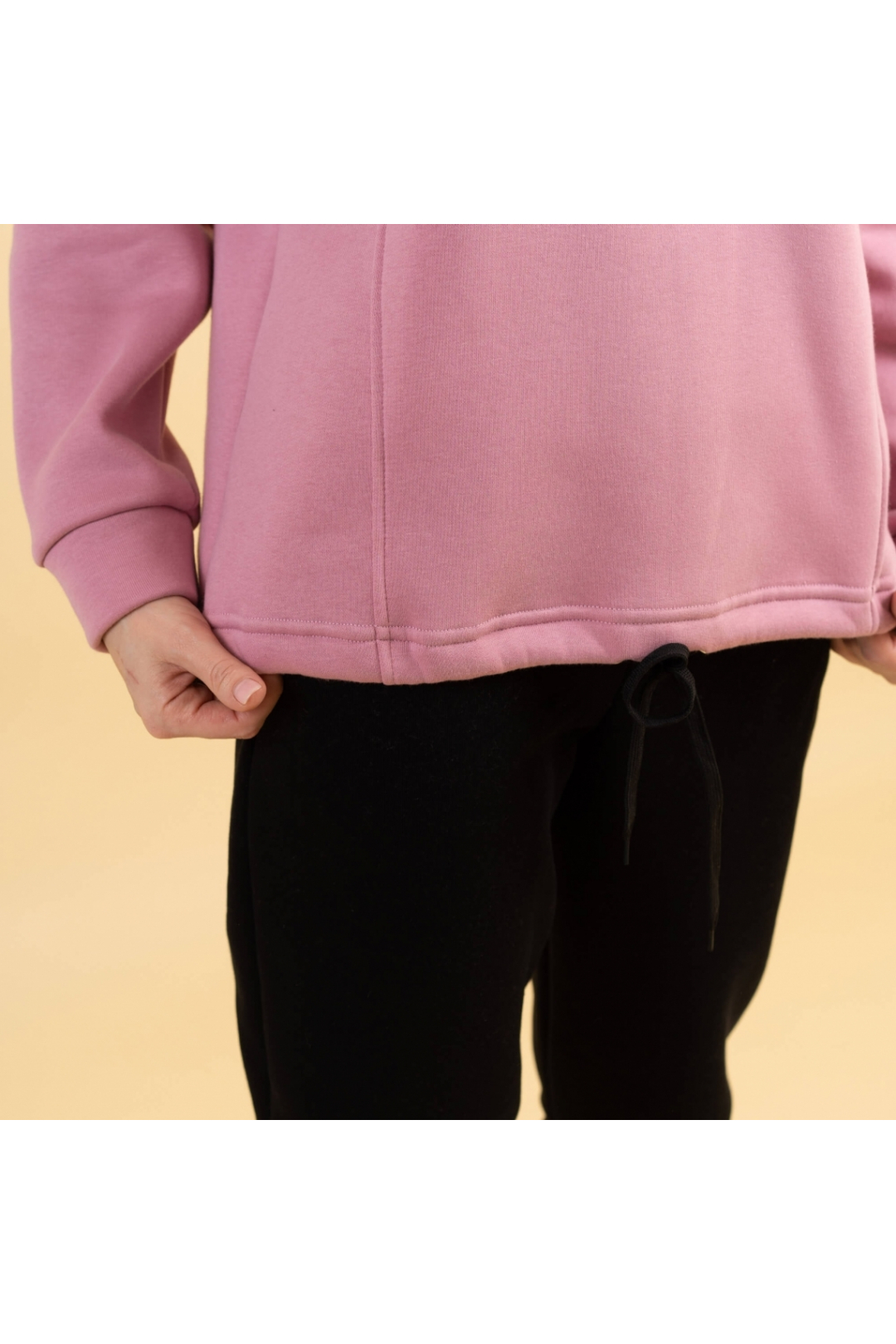 Костюм жіночий теплий рожевий тринитка на флісі