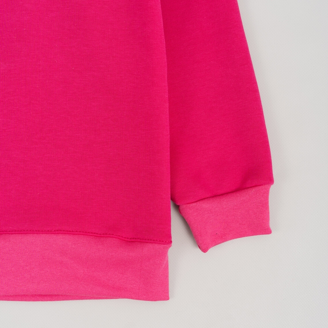 Світшот для дівчинки фуксія тринитка на флісі