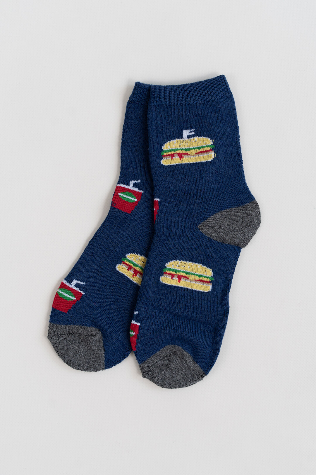 Шкарпетки для хлопчиків темно синій махра