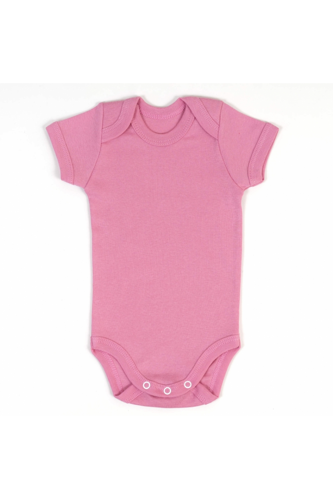 Боді для малят однотонний рожевий рібана
