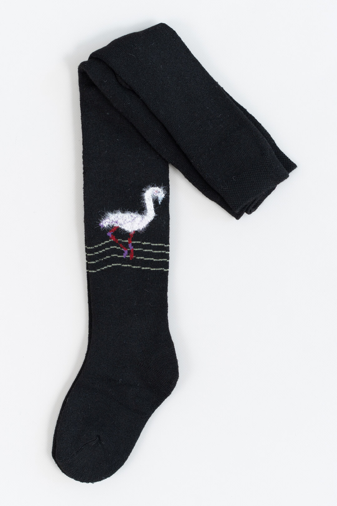 Колготки для дівчинки чорний махра