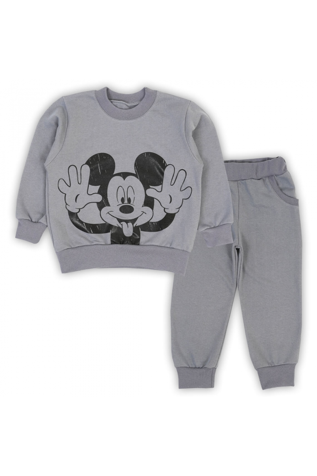 Костюм дитячий графіт начіс (футер)