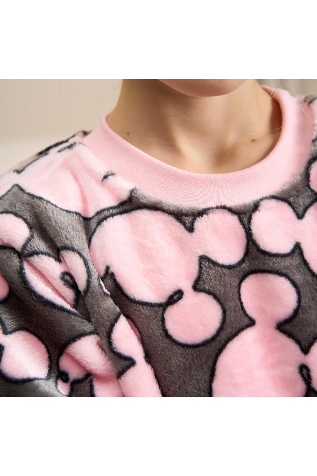 Піжама для дівчинки Міні мишиний велсофт