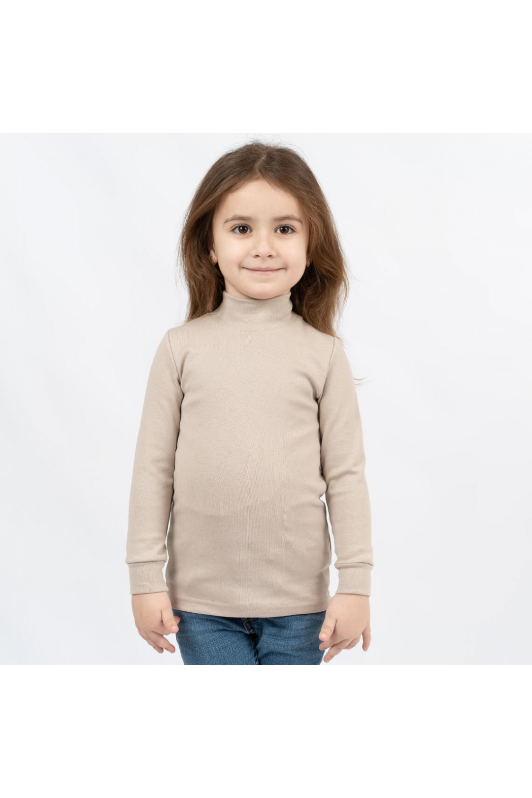 Гольф дитячий бежевий стретч