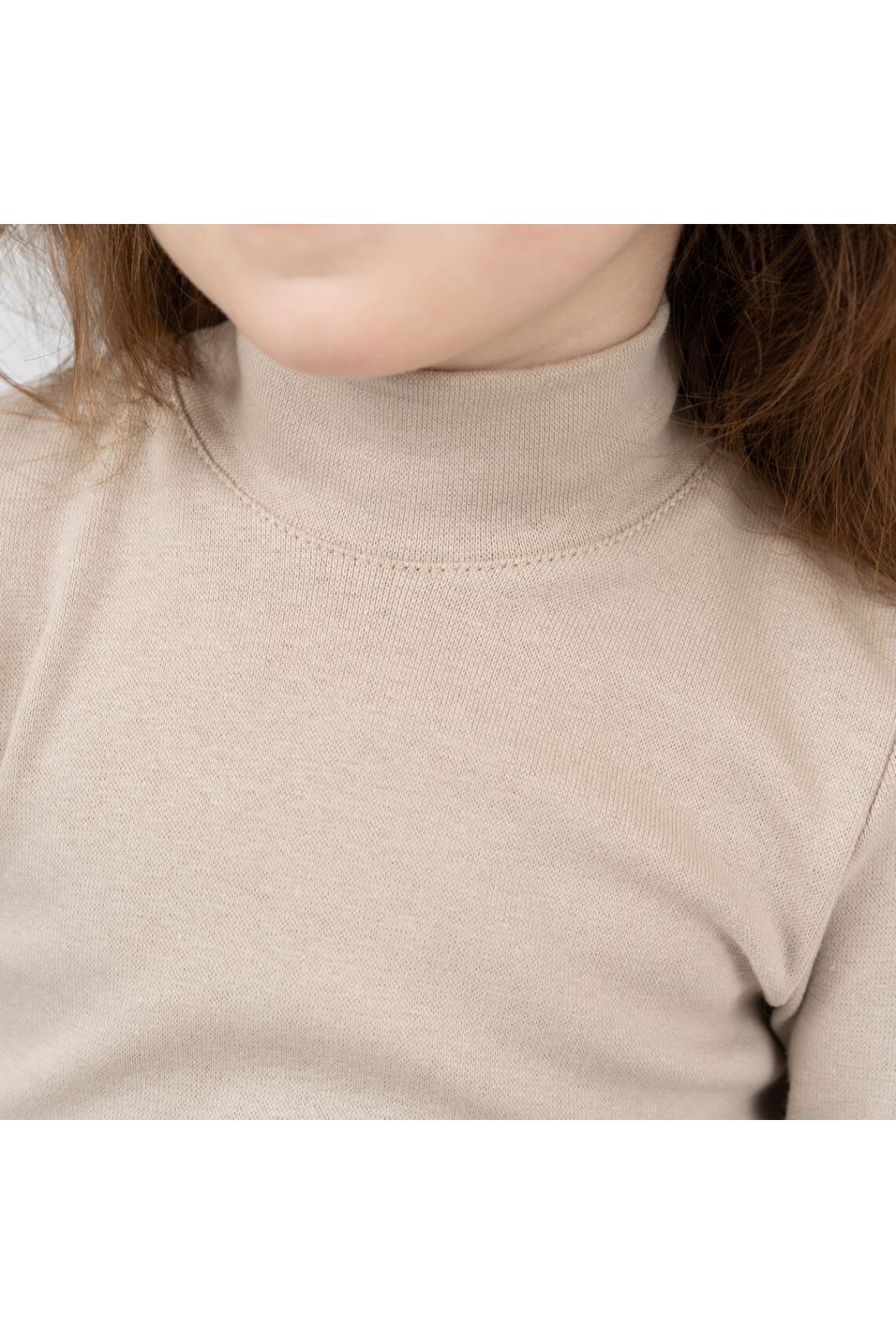 Гольф дитячий бежевий стретч