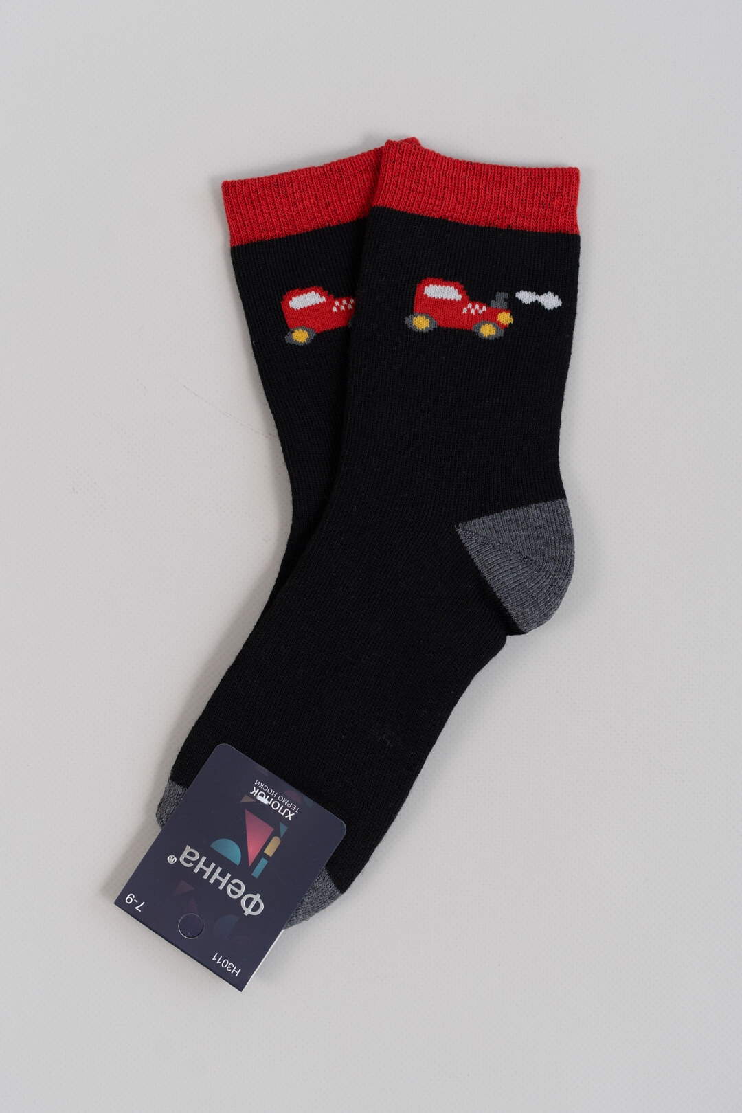 Шкарпетки для хлопчика чорний махра