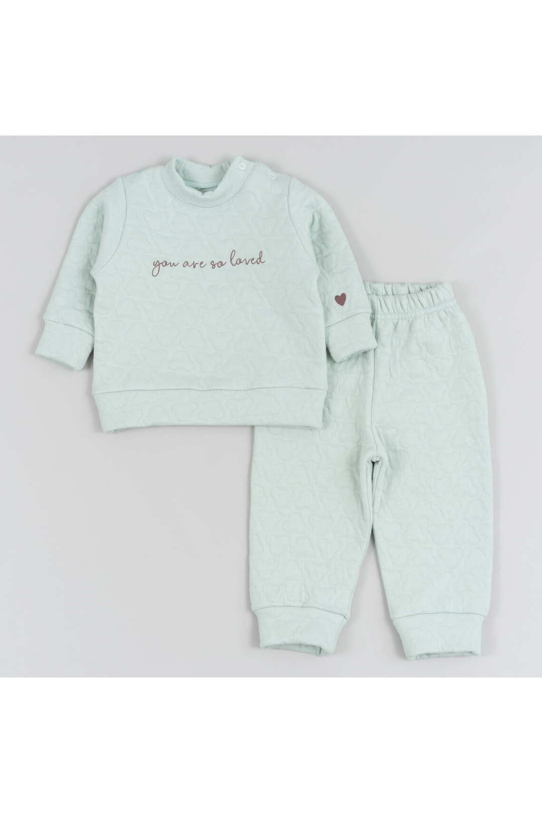 Костюм для малят ментоловий капітон