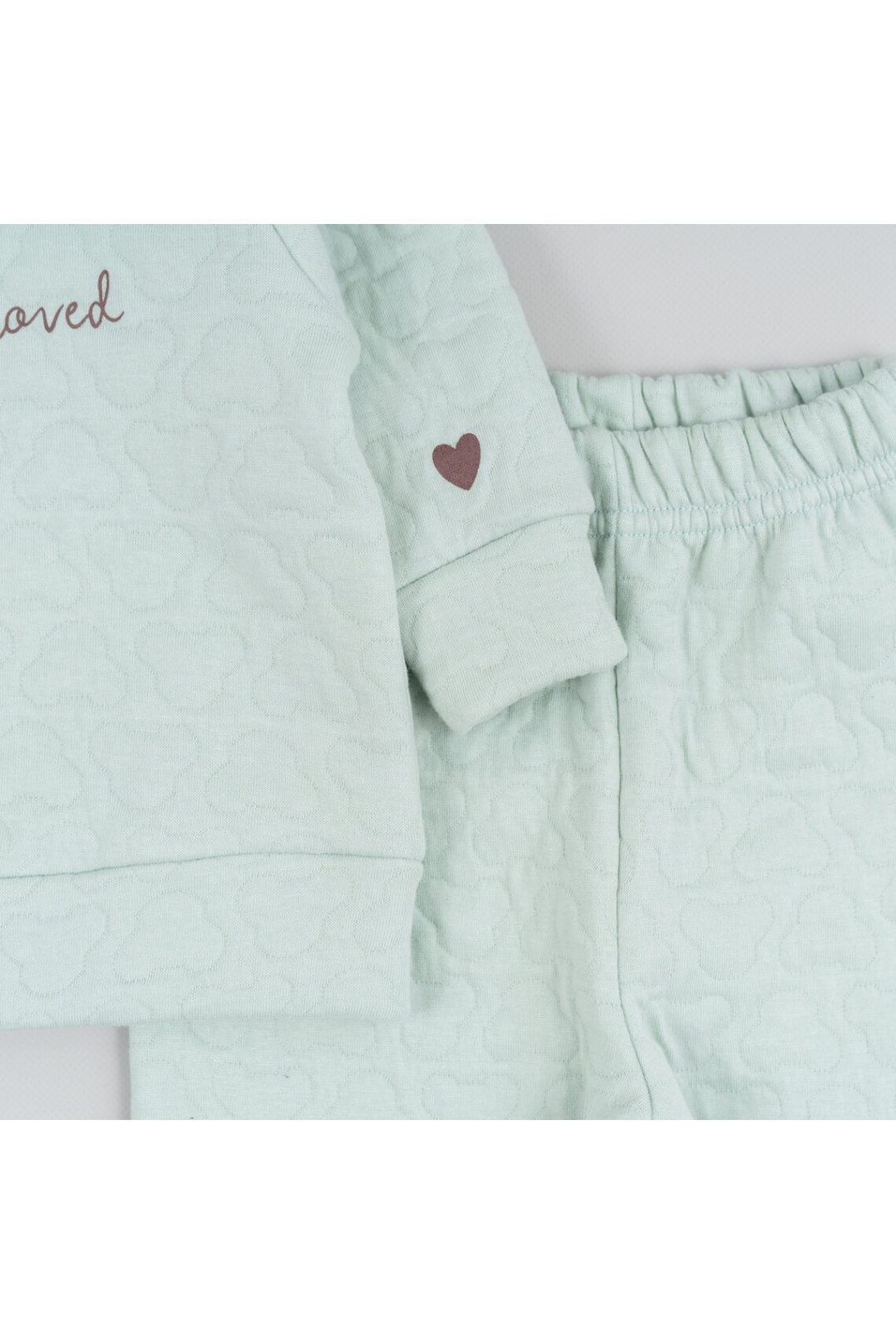 Костюм для малят ментоловий капітон