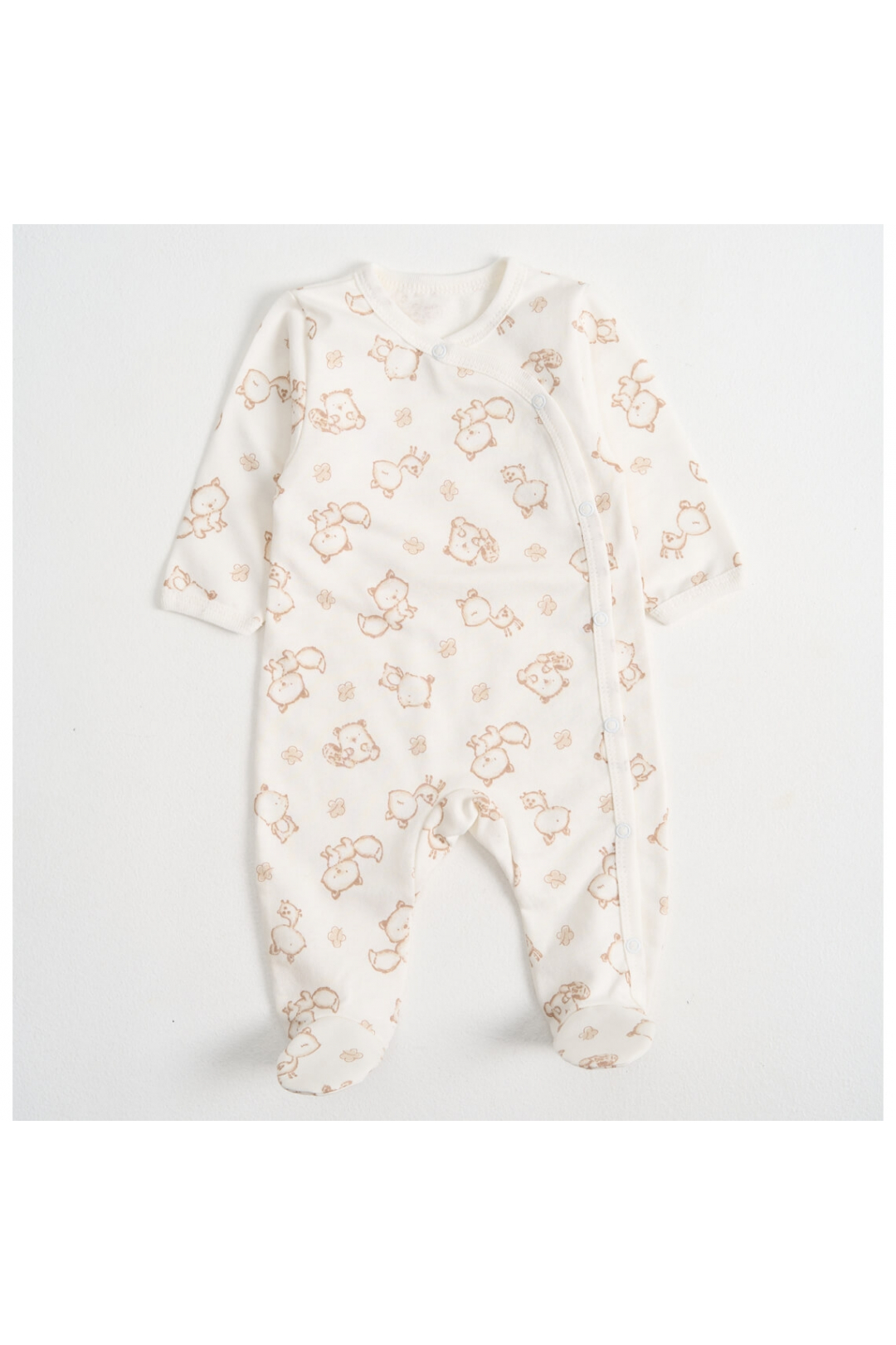 Чоловічок для малят Білочки молочний начіс(футер)