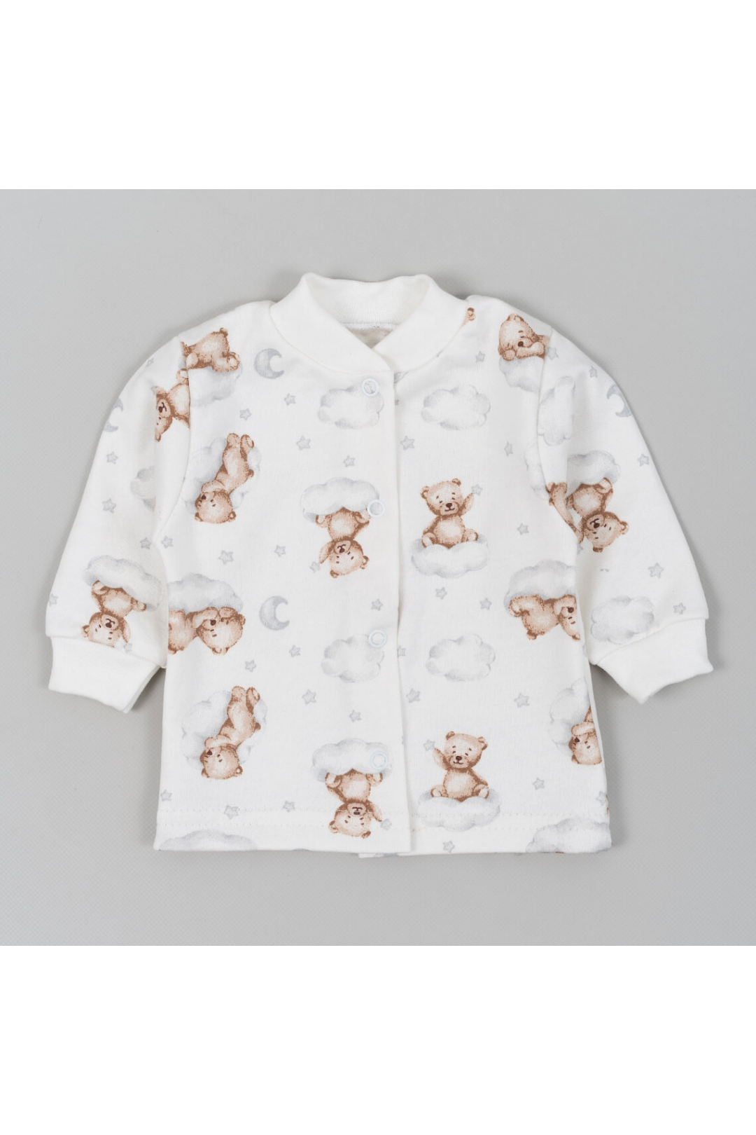 Кофтинка для малят молочний Хмарка начіс (футер)