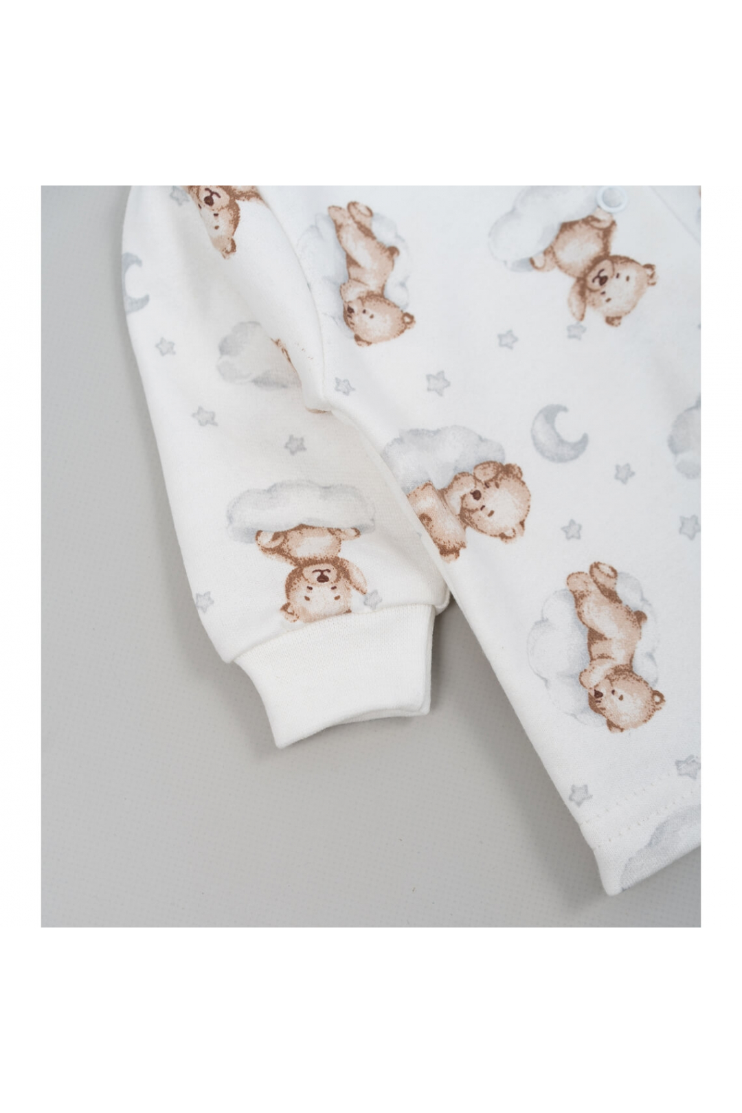 Кофтинка для малят молочний Хмарка начіс (футер)