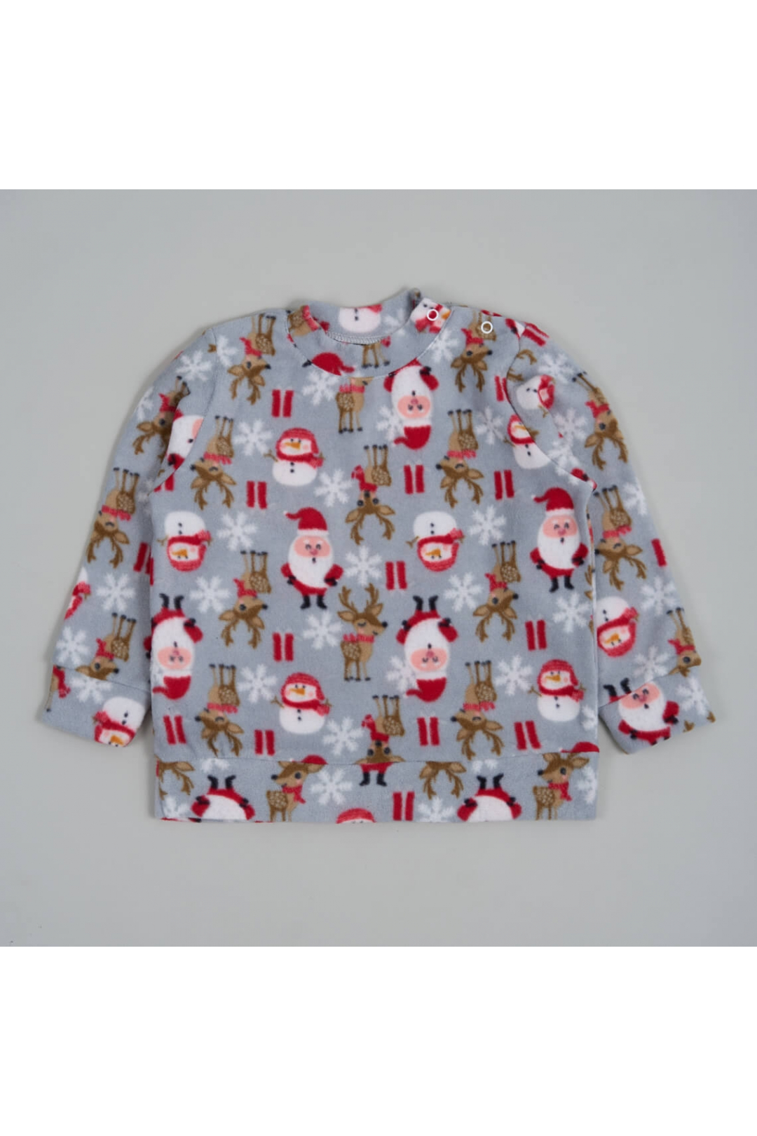 Джемпер для малят Санти сірий фліс