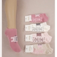 короткі шкарпетки з антиковзянням для дівчинки