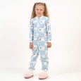 флисовая комбинезон-пижама для девочки