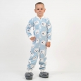 флисовая комбинезон-пижама для мальчика