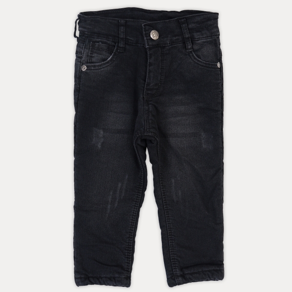 чорні джинси на хутрі від 1 до 5 років